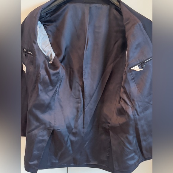 Officine Generale Paris Sport Jacket Wool Size 54 /44 US Navy Blue Men’s $900 - Picture 3 of 6